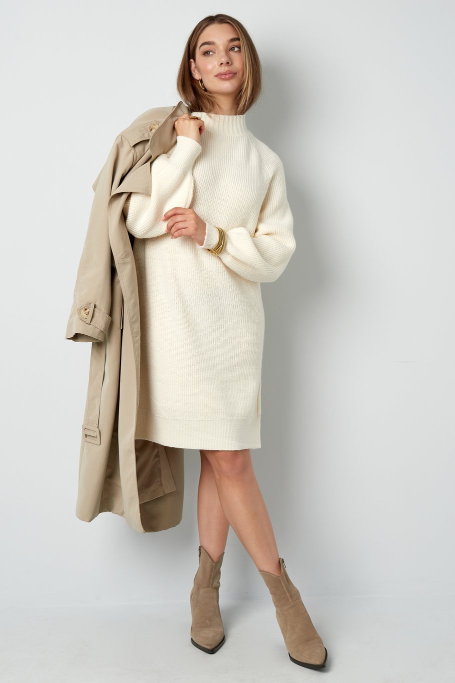 Sunday Snuggle midi dress - off-white h5Picture7